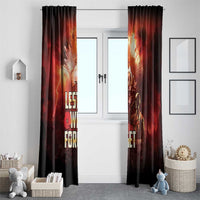 Honouring The ANZAC Spirit Window Curtain Gallipoli Lest We Forget LT05 - Polynesian Pride