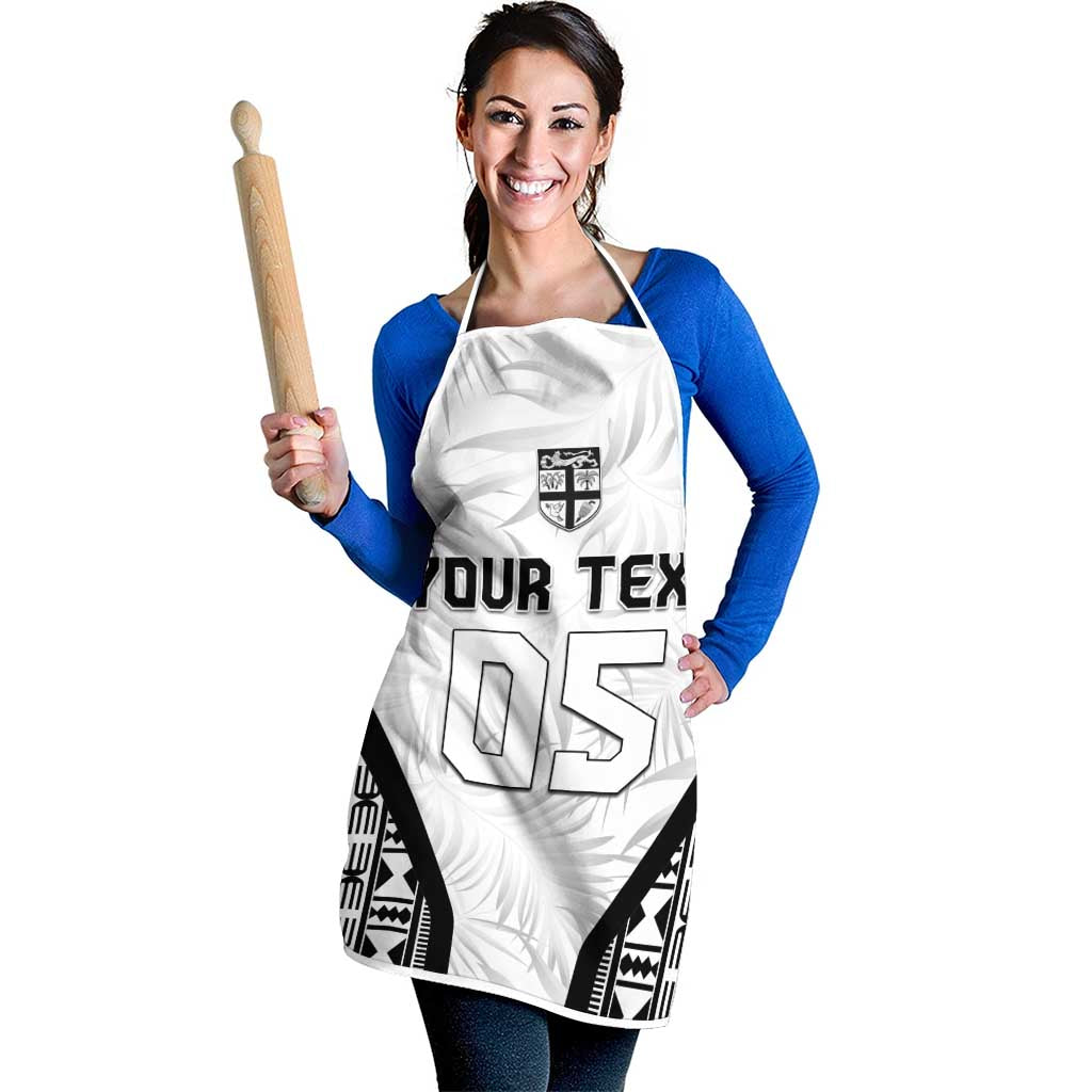 Custom Fiji 2026 Rugby Apron Fijian Tapa Pattern LT05 - Polynesian Pride