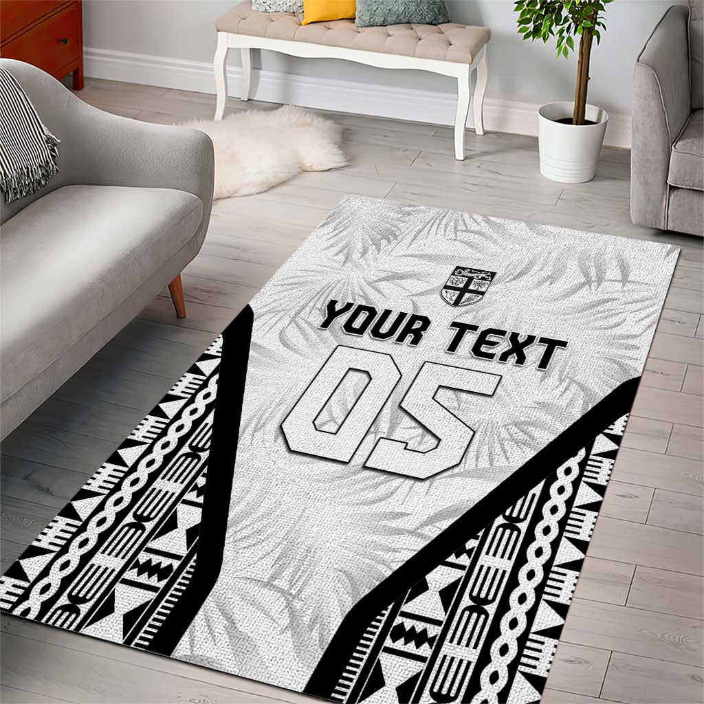 Custom Fiji 2026 Rugby Area Rug Fijian Tapa Pattern