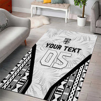 Custom Fiji 2026 Rugby Area Rug Fijian Tapa Pattern
