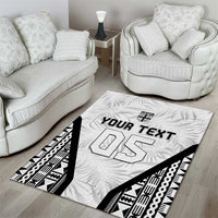 Custom Fiji 2026 Rugby Area Rug Fijian Tapa Pattern