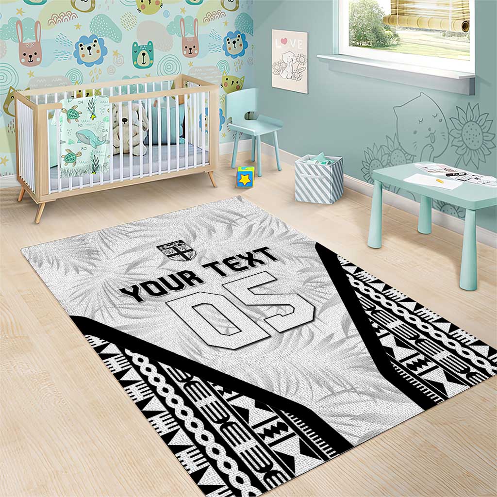 Custom Fiji 2026 Rugby Area Rug Fijian Tapa Pattern