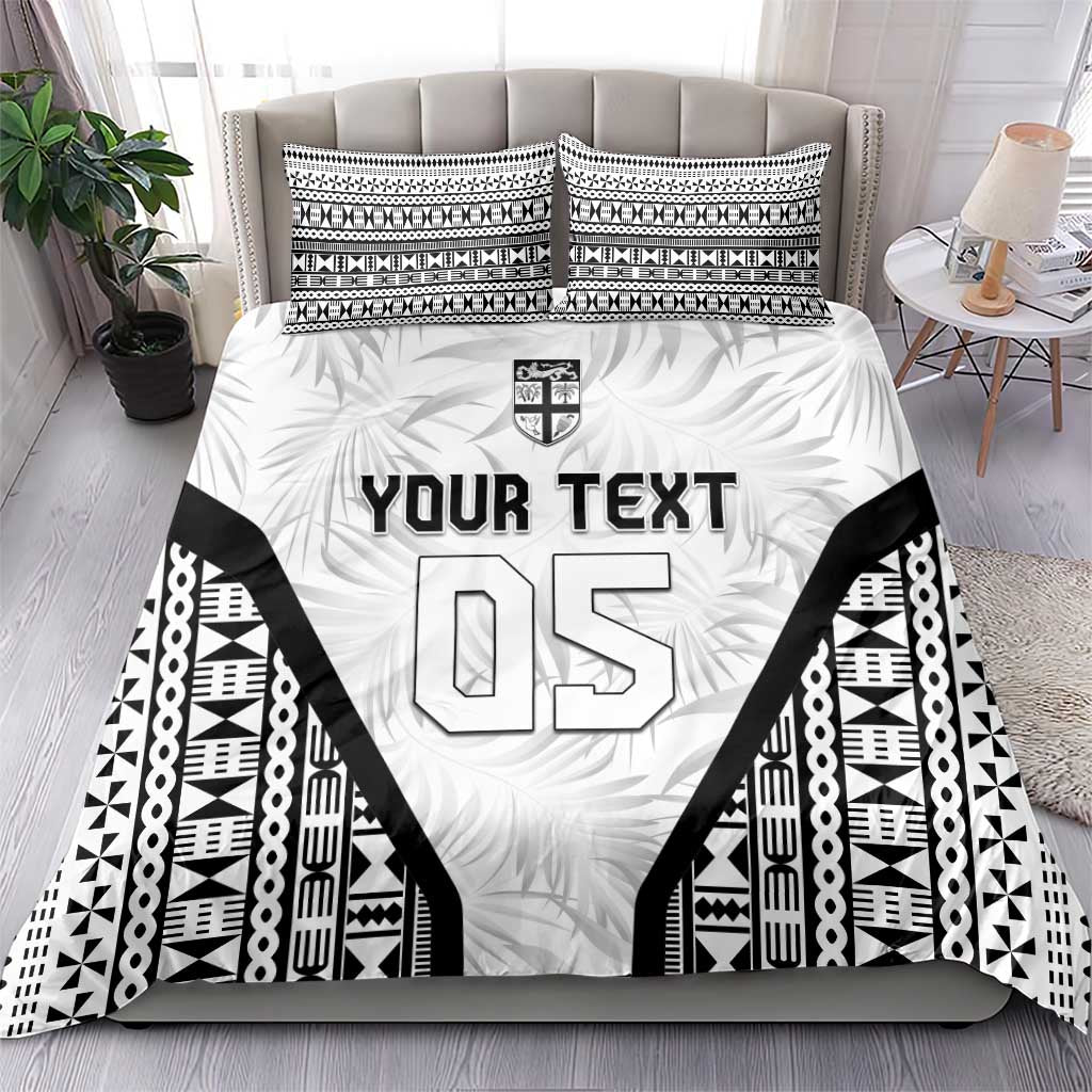 Custom Fiji 2026 Rugby Bedding Set Fijian Tapa Pattern LT05 - Polynesian Pride