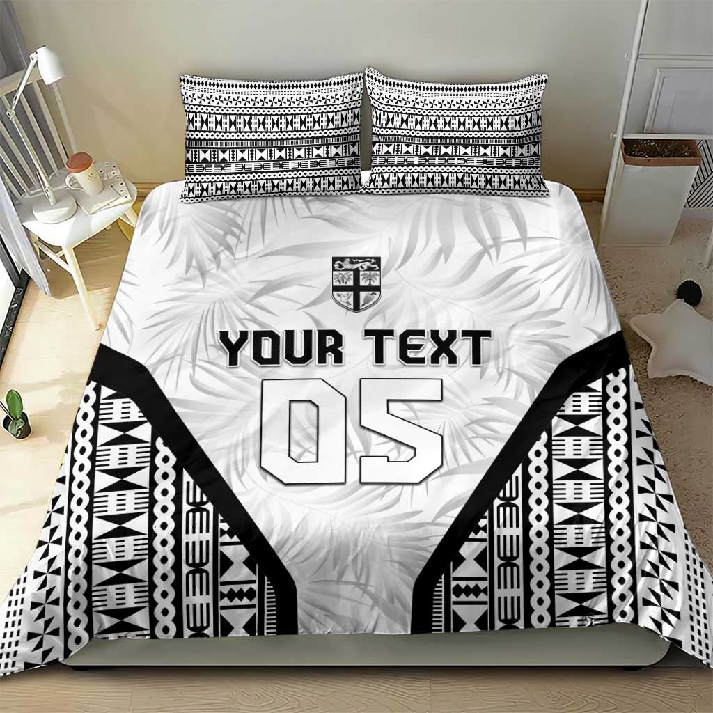 Custom Fiji 2026 Rugby Bedding Set Fijian Tapa Pattern LT05 - Polynesian Pride