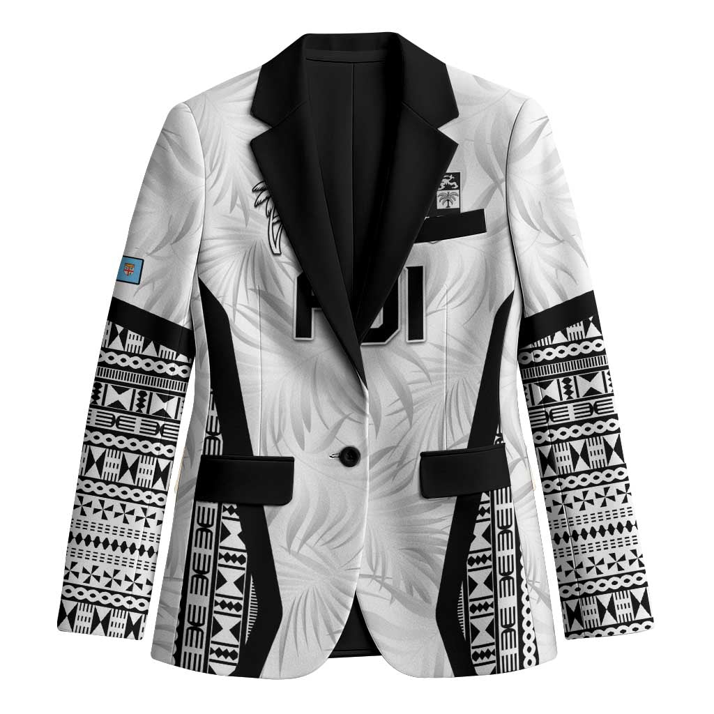 Custom Fiji 2026 Rugby Blazer Fijian Tapa Pattern