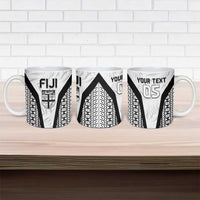 Custom Fiji 2026 Rugby Ceramic Mug Fijian Tapa Pattern LT05 - Polynesian Pride