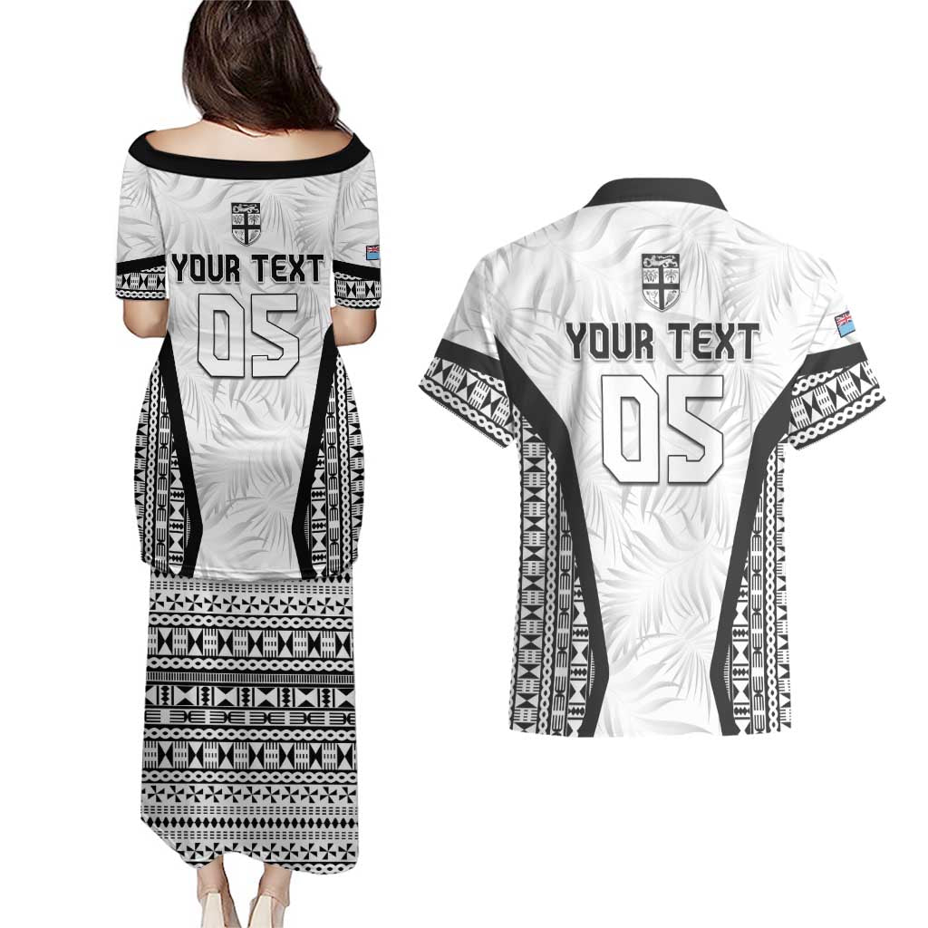Custom Fiji 2026 Rugby Couples Matching Puletasi and Hawaiian Shirt Fijian Tapa Pattern LT05 - Polynesian Pride