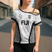Custom Fiji 2026 Rugby Cross Shoulder Shirt Fijian Tapa Pattern LT05 - Polynesian Pride