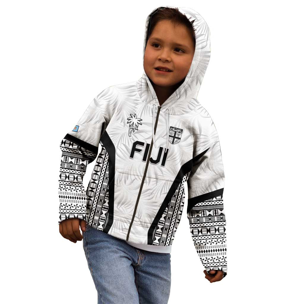 Custom Fiji 2026 Rugby Kid Hoodie Fijian Tapa Pattern LT05 - Polynesian Pride
