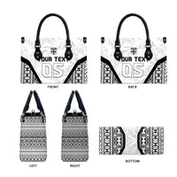 Custom Fiji 2026 Rugby Leather Bag Fijian Tapa Pattern LT05 - Polynesian Pride