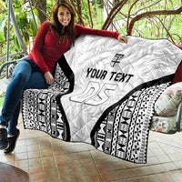 Custom Fiji 2026 Rugby Quilt Fijian Tapa Pattern LT05 - Polynesian Pride