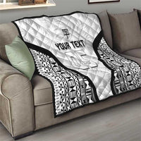 Custom Fiji 2026 Rugby Quilt Fijian Tapa Pattern LT05 - Polynesian Pride