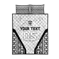 Custom Fiji 2026 Rugby Quilt Bed Set Fijian Tapa Pattern LT05 - Polynesian Pride