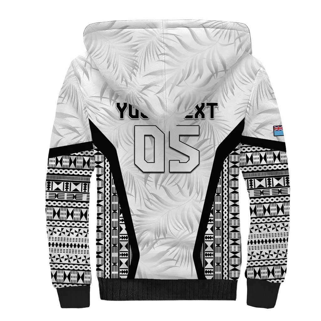 Custom Fiji 2026 Rugby Sherpa Hoodie Fijian Tapa Pattern LT05 - Polynesian Pride