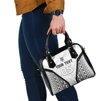 Custom Fiji 2026 Rugby Shoulder Handbag Fijian Tapa Pattern LT05 - Polynesian Pride
