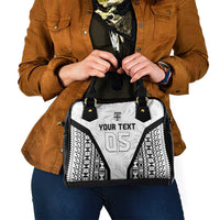 Custom Fiji 2026 Rugby Shoulder Handbag Fijian Tapa Pattern LT05 - Polynesian Pride