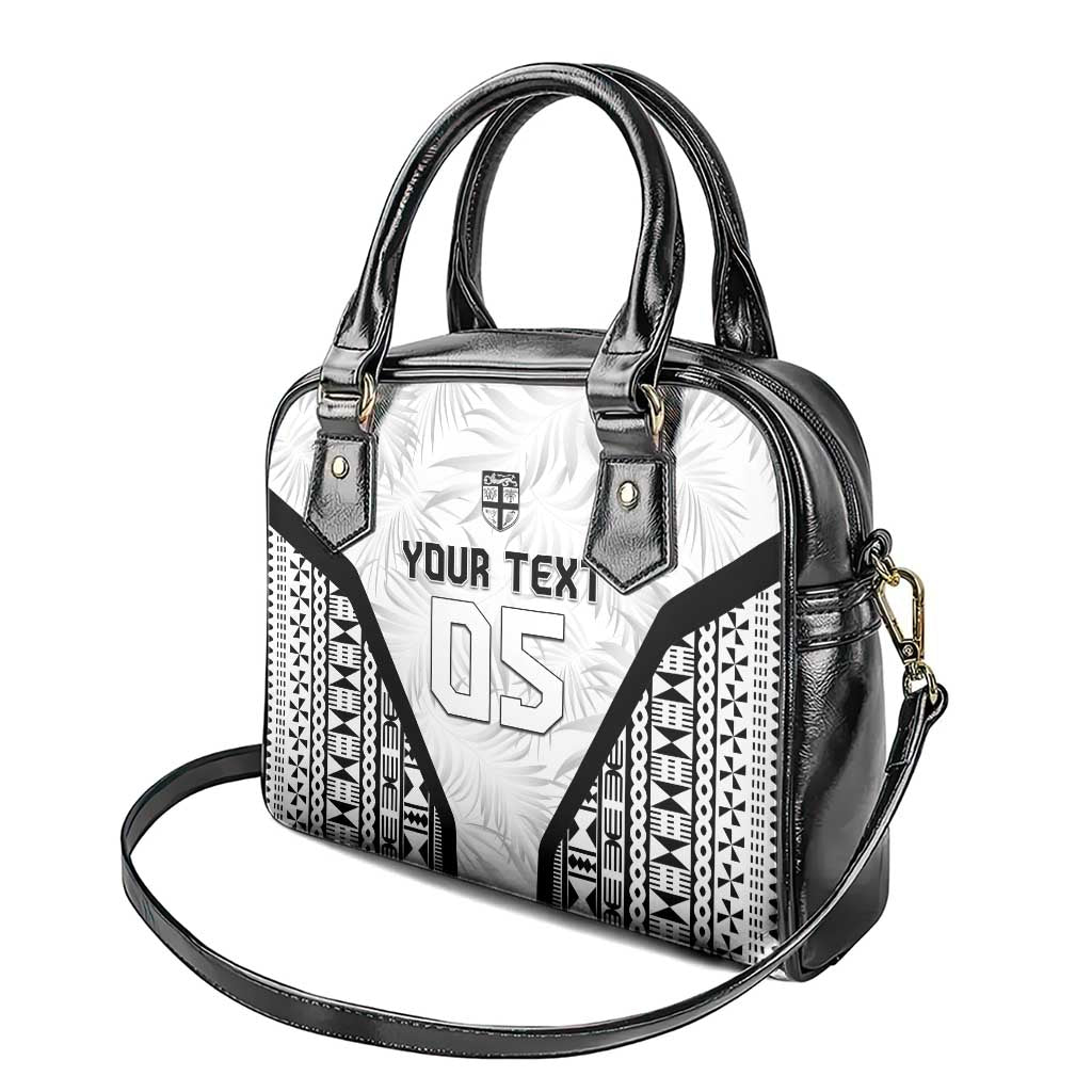 Custom Fiji 2026 Rugby Shoulder Handbag Fijian Tapa Pattern LT05 - Polynesian Pride