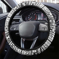 Fiji 2026 Rugby Steering Wheel Cover Fijian Tapa Pattern LT05 - Polynesian Pride