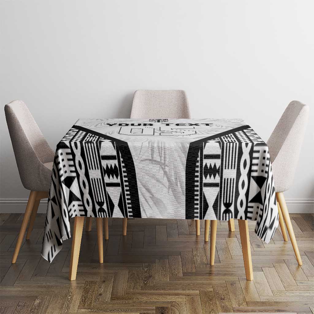 Custom Fiji 2026 Rugby Tablecloth Fijian Tapa Pattern LT05 - Polynesian Pride
