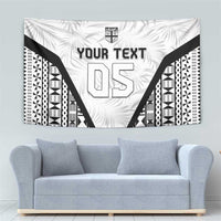 Custom Fiji 2026 Rugby Tapestry Fijian Tapa Pattern LT05 - Polynesian Pride