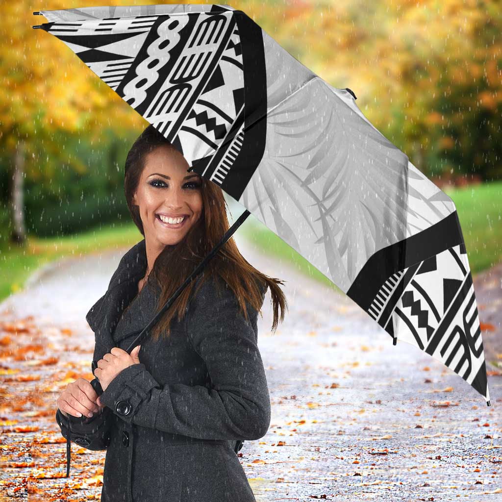 Custom Fiji 2026 Rugby Umbrella Fijian Tapa Pattern LT05 - Polynesian Pride