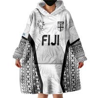 Custom Fiji 2026 Rugby Wearable Blanket Hoodie Fijian Tapa Pattern LT05 - Polynesian Pride