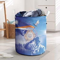 Marshall Islands Remembrance Day Laundry Basket We Will Always Remember