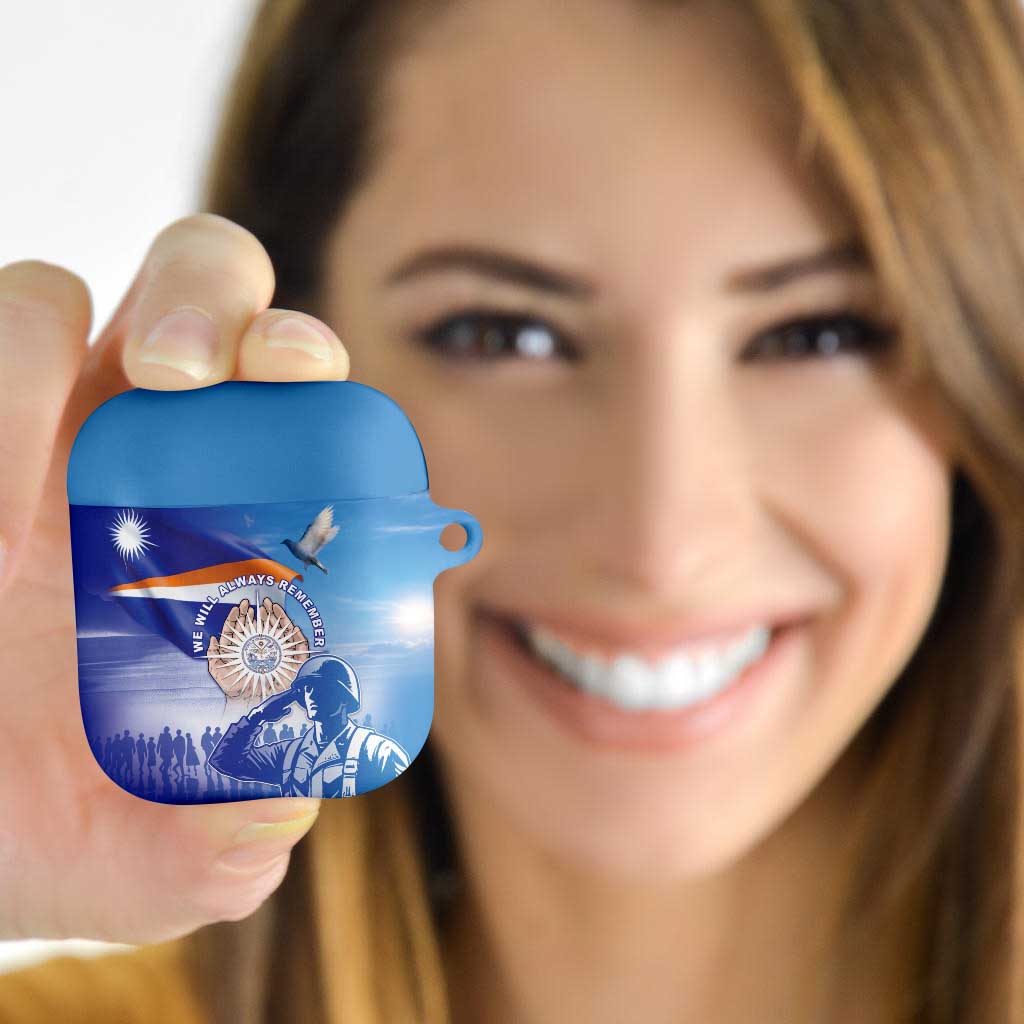 Marshall Islands Remembrance Day AirPods Case We Will Always Remember