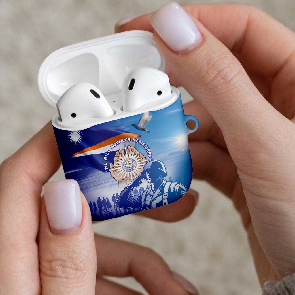 Marshall Islands Remembrance Day AirPods Case We Will Always Remember
