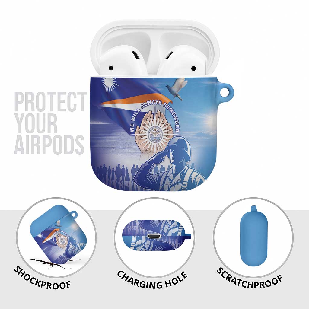 Marshall Islands Remembrance Day AirPods Case We Will Always Remember