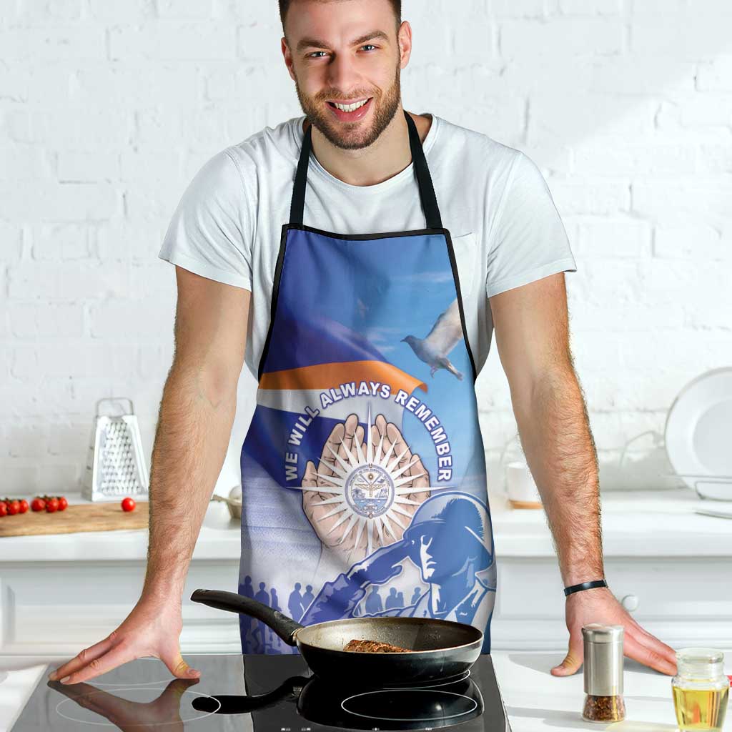 Marshall Islands Remembrance Day Apron We Will Always Remember LT05 - Polynesian Pride
