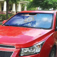 Marshall Islands Remembrance Day Auto Sun Shade We Will Always Remember LT05 - Polynesian Pride