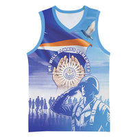 Personalised Marshall Islands Remembrance Day Basketball Jersey We Will Always Remember LT05 Unisex Blue - Polynesian Pride