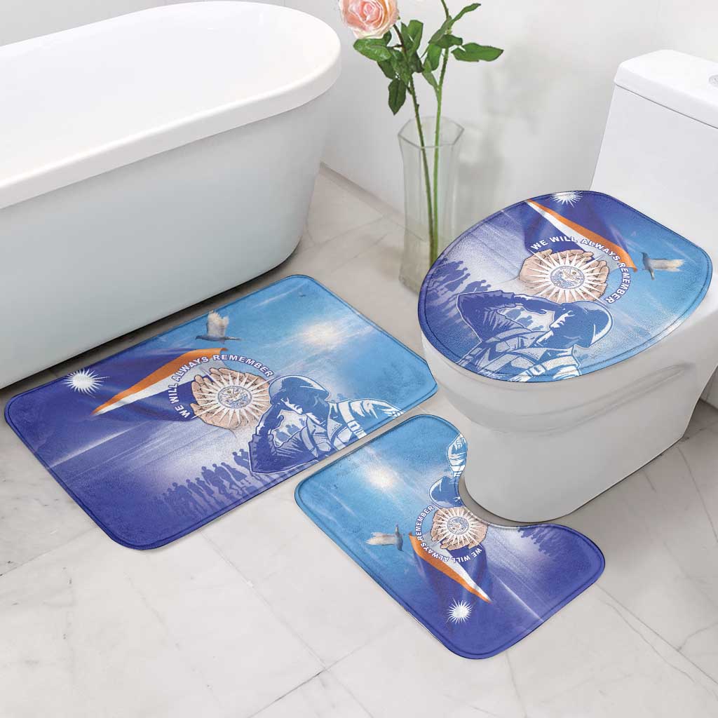 Marshall Islands Remembrance Day Bathroom Set We Will Always Remember LT05 - Polynesian Pride