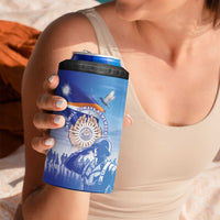Personalised Marshall Islands Remembrance Day 4 in 1 Can Cooler Tumbler We Will Always Remember LT05 - Polynesian Pride