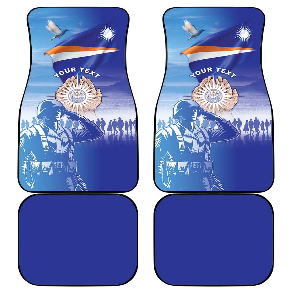 Personalised Marshall Islands Remembrance Day Car Mats We Will Always Remember LT05 - Polynesian Pride