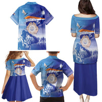 Personalised Marshall Islands Remembrance Day Family Matching Puletasi and Hawaiian Shirt We Will Always Remember LT05 - Polynesian Pride