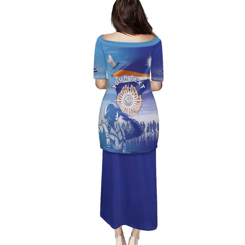 Personalised Marshall Islands Remembrance Day Family Matching Puletasi and Hawaiian Shirt We Will Always Remember LT05 - Polynesian Pride