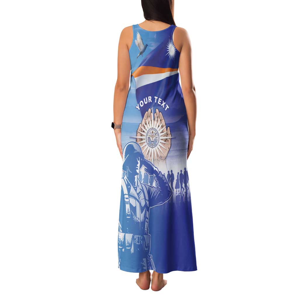Personalised Marshall Islands Remembrance Day Family Matching Tank Maxi Dress and Hawaiian Shirt We Will Always Remember LT05 - Polynesian Pride