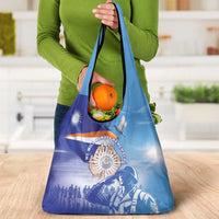 Marshall Islands Remembrance Day Grocery Bag We Will Always Remember
