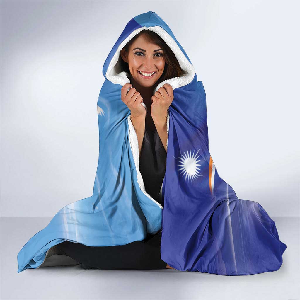 Marshall Islands Remembrance Day Hooded Blanket We Will Always Remember LT05 - Polynesian Pride