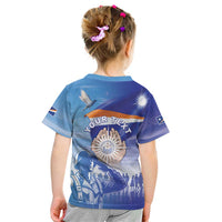 Personalised Marshall Islands Remembrance Day Kid T Shirt We Will Always Remember LT05 - Polynesian Pride