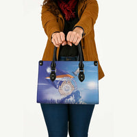 Marshall Islands Remembrance Day Leather Bag We Will Always Remember LT05 - Polynesian Pride