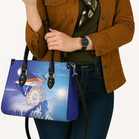 Marshall Islands Remembrance Day Leather Bag We Will Always Remember LT05 - Polynesian Pride