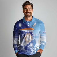 Personalised Marshall Islands Remembrance Day Long Sleeve Polo Shirt We Will Always Remember LT05 - Polynesian Pride