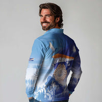 Personalised Marshall Islands Remembrance Day Long Sleeve Polo Shirt We Will Always Remember LT05 - Polynesian Pride