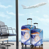 Marshall Islands Remembrance Day Luggage Cover We Will Always Remember LT05 - Polynesian Pride