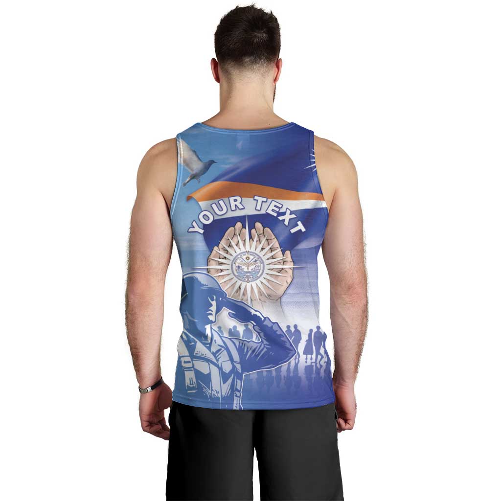 Personalised Marshall Islands Remembrance Day Men Tank Top We Will Always Remember LT05 - Polynesian Pride