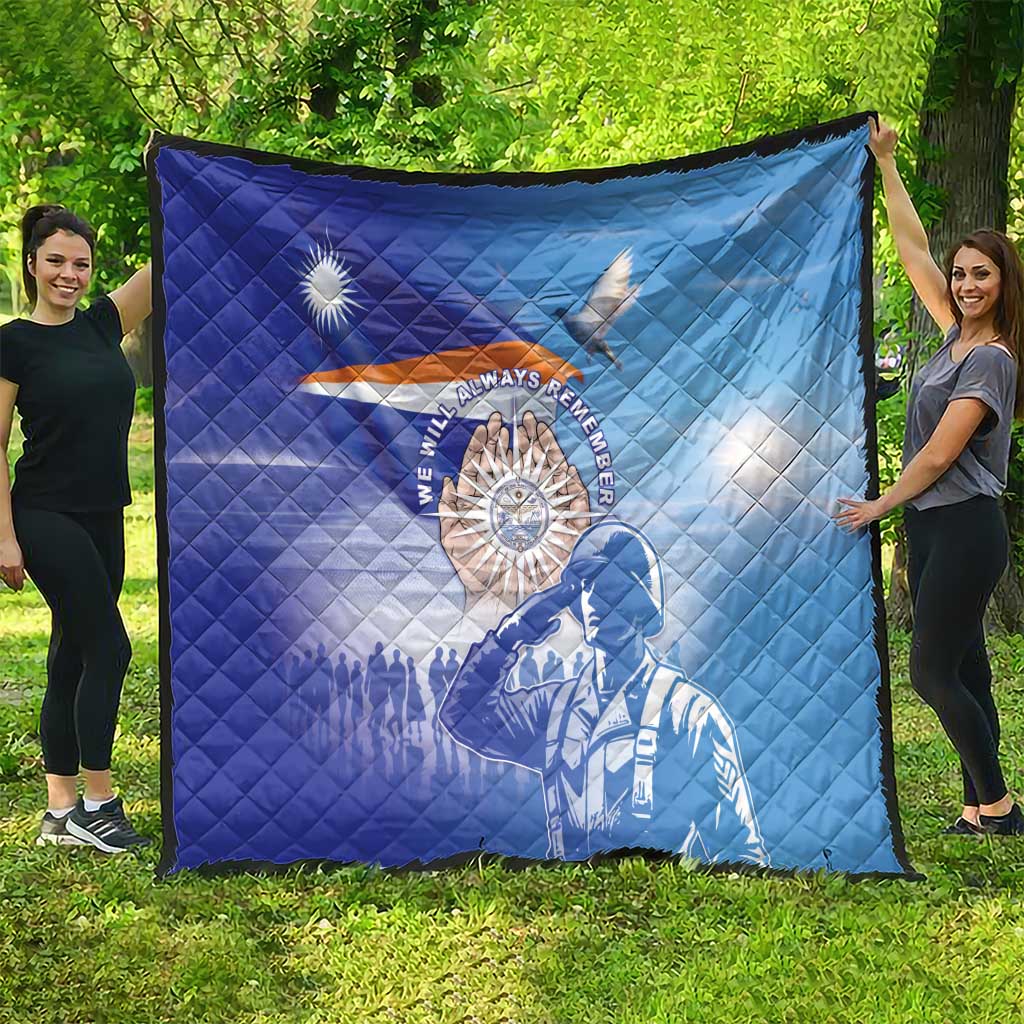 Marshall Islands Remembrance Day Quilt We Will Always Remember LT05 - Polynesian Pride
