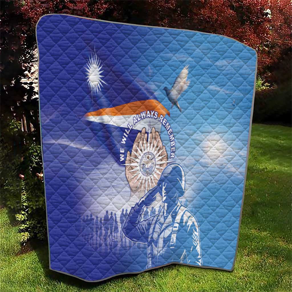 Marshall Islands Remembrance Day Quilt We Will Always Remember LT05 - Polynesian Pride